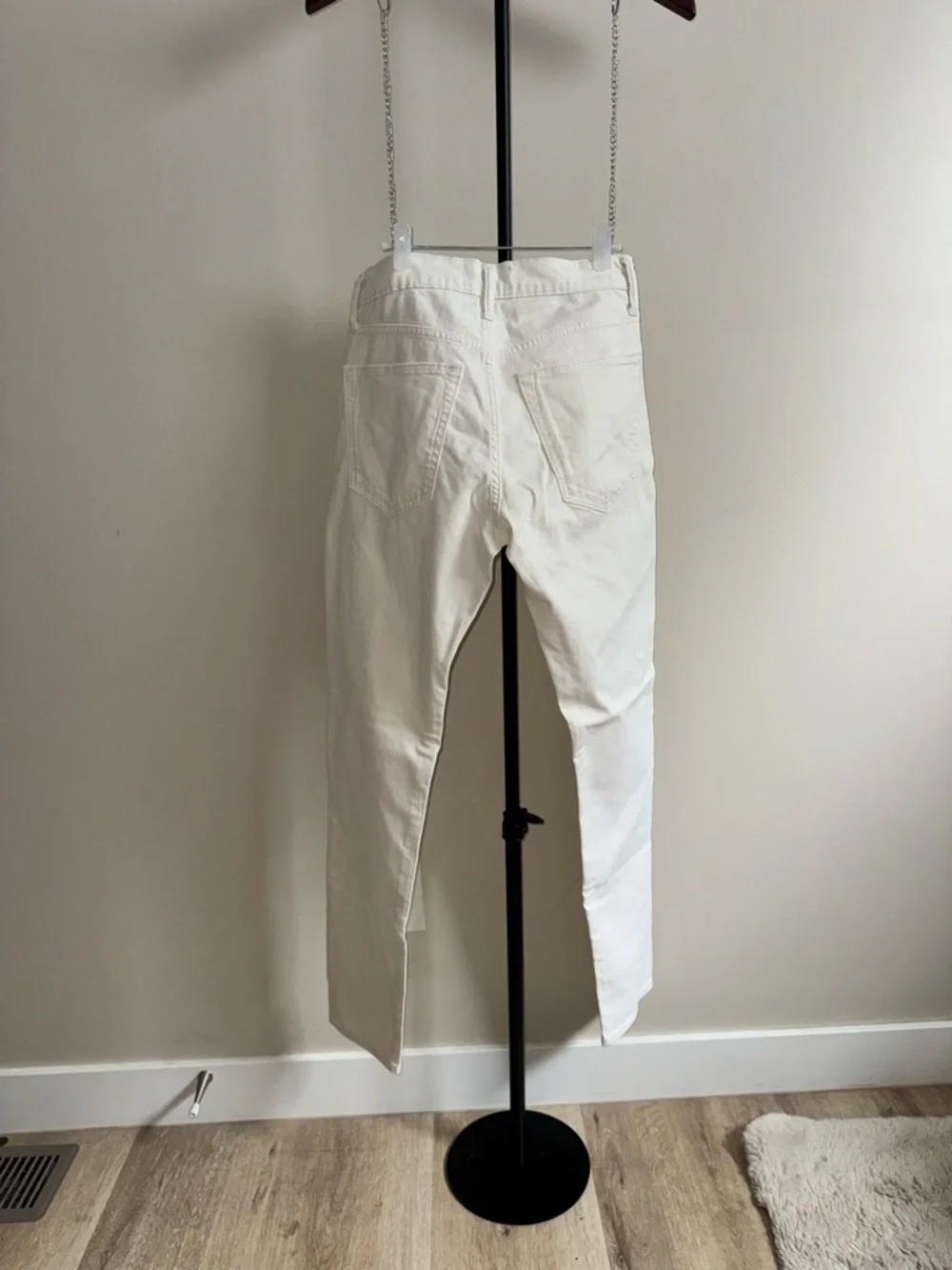 J.Ferrar White Skinny Jeans Mens 30 Slim Fit Denim Pants